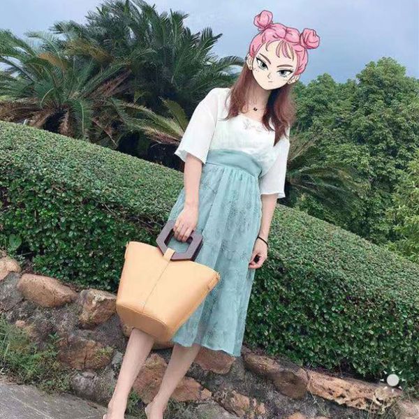 

заказ гладкая кожа деревянной ручки дама мешок руки женщина ведро сумка