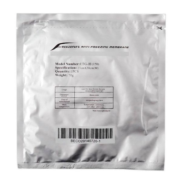 

Antifreeze membrane 27 30cm 34 42cm antifreezing membrane anti freezing membrane pad for cryotherapy