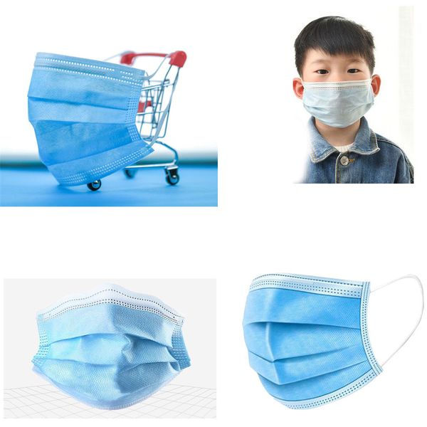 

mascherine dhl одноразовые маска 4 слоев пылезащитный маска для лица защитная крышка non-сплетенная ткань безопасности предотвратить анти-пы
