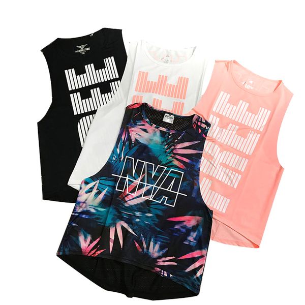 

print sport fitness women sleeveless yoga shirts fitness sport shirt women female sports ladies t shirt, White;red