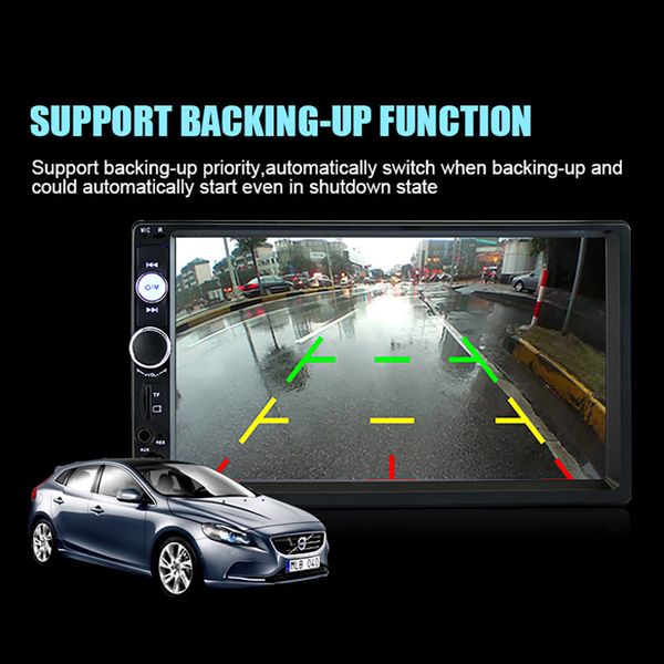 

2 din car radio gps car stereo radio mp5/mp3 player fm 2din multimedia player 7" hd touch autoradio mp5 audio stereo#1114g40