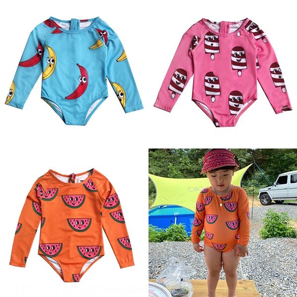 

hahim children's girl bikini swimsuit sunscreen one-piece bikini medium and large children girl full print pattern quick-drying swimsui, White;black