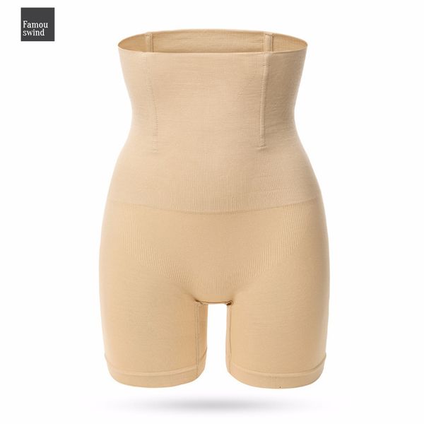 

женщины высокой талией тела shaper трусы пластика живота girdle тела полиэстер для похудения контроль корректирующее белье нижнее белье тали, Black;white