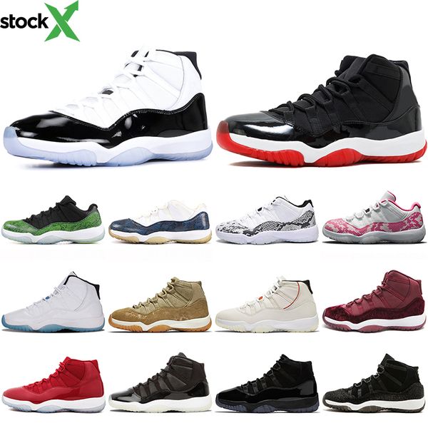 

jumpman 11s basketball shoes for men women snakeskin concord 11 platinum tint cap and gown gamma blue snake shoes trainers designer sneakers