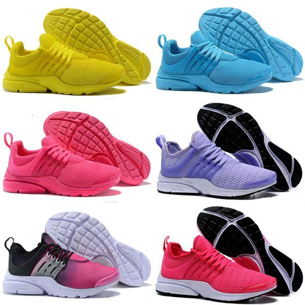 

новый presto br qs дышите желтый черный белый prestos обувь кроссовки женщины, кроссовки для спортивной обуви