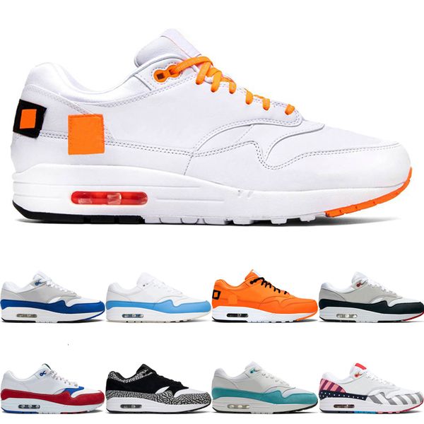 

высокое качество 1 мужчины женщины кроссовки юбилей royal patch atomic teal parra пуэрто-рико мужские спортивные кроссовки des chaussures