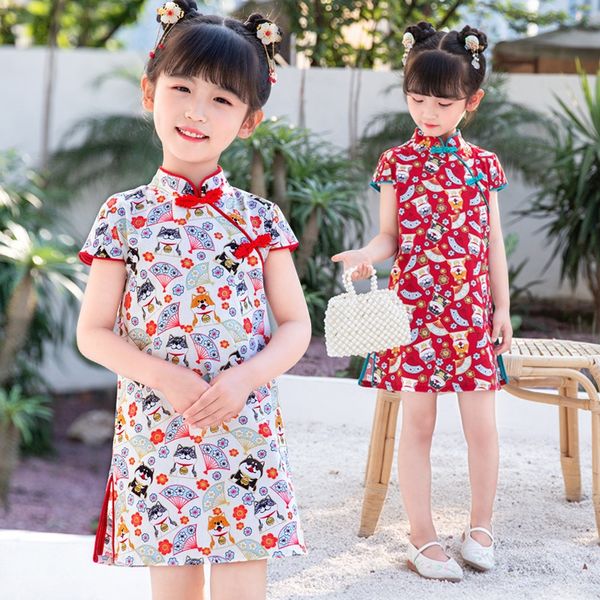 

cheongsam платье 2020 новой девушки с китайской темой костюм стилем этнических одежд 2020 новой девушкой cheongsam платья с китайской темой, Red