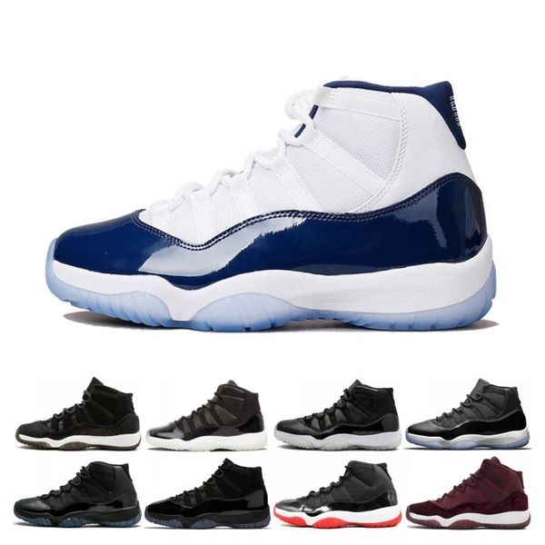 

New 11 11s concord cap and Gown Men Women Basketball Shoes 72-10 GAMMA BLUE Platinum Tint Sports shoe Sneaker 5.5-13