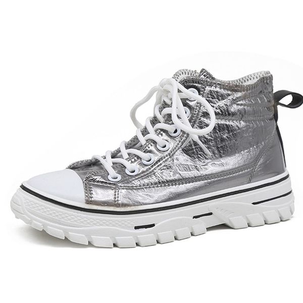 

chunky sole high sneakers women leather platform sneakers designers fashion platform chunky sneakers woman shoes ladies trainers, Black