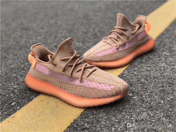 

2019 Горячие Аутентичные 350 V2 Глина Статическая Зебра Сплайс Канье Вест Оригинал Мужчина Женщина Кроссовки Спортивные Кроссовки EG7490 С Коробкой