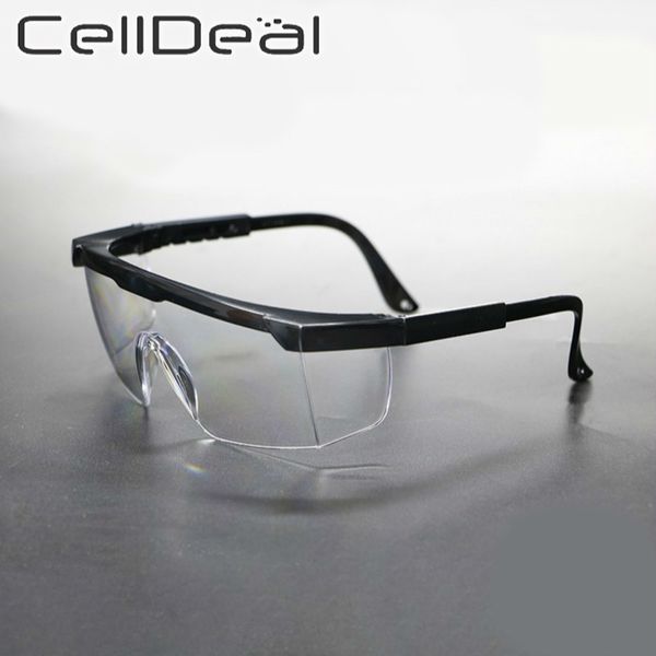 

safety protective glasses impact-resistant wind dust proof safety goggles for research welding anti-fog, White;black