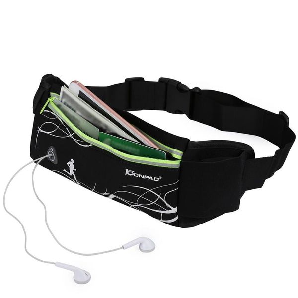 

outdoor sports running waist bag portable anti-theft cellphone pocket pouch water-resistant tactic fitness invisible bags