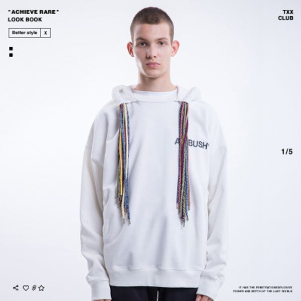 

mens hiphop hoodies trendy viscera hoodie luxury letter ambush clothes mens street clothes 2019 new womens pullover 4 colors for spring, Black