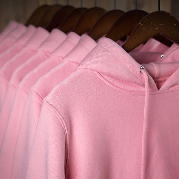 

460g important water fleece hooded pure cotton hoodie thick warm korean-style solid color winter couple's, Black