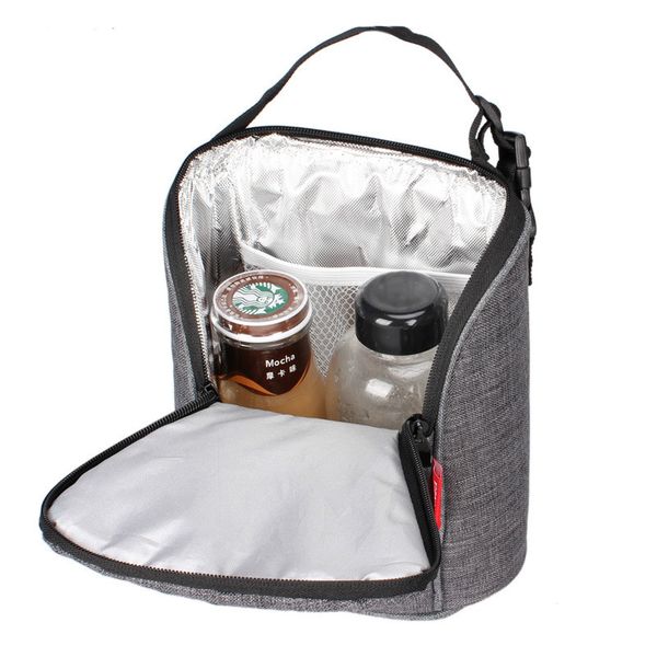 

4l portable trumpet mummy bag oxford cloth waterproof lunch bag ice box multi-color compact and portable as heat preservation