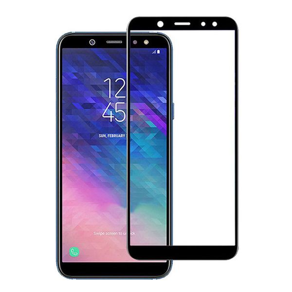 

For am ung galaxy a6 2018 j6 2018 3d creen protector tempered gla full cover no package dhl hipping