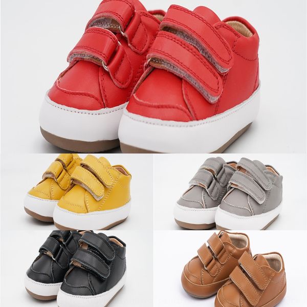 

australian woolly kids macaron soft-bottomed toddler wool genuine leather men's and women's baby shoes baby shoes, Black;red