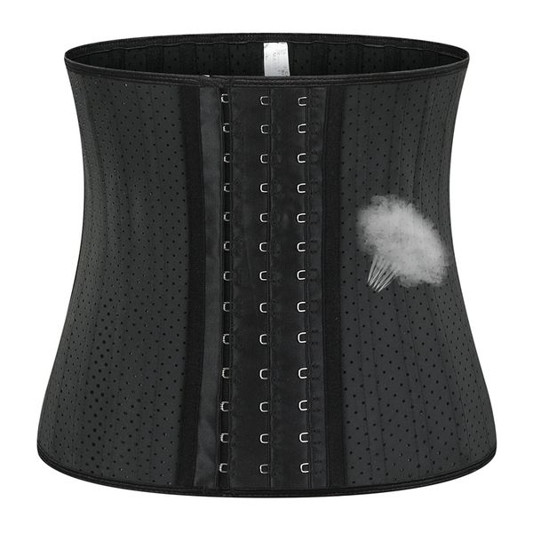 

belly latex waist trainer corset slimming underwear belt 25 steel boned waist cincher sheath body shaper breathable