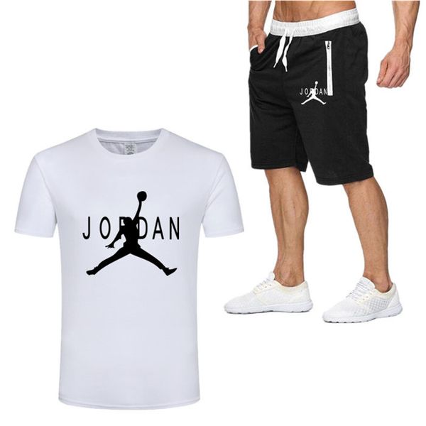 

U8 Иордания Мужчины Tracksuit дизайнер Футболка + Короткие Pant 2 шт наборы Сплошные костюмы Цвет техники высокого качества Спортивные костюмы