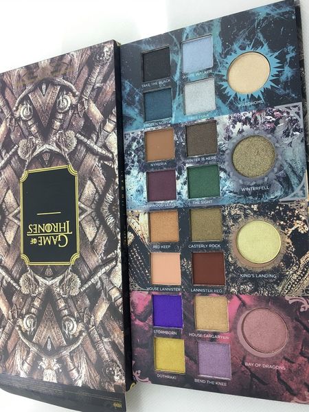 

2019 Новый Бренд ПОЛУЧИЛ Game Of Thrones Limited Edition Eye Shadow 20 Цвет Макияжа Тени Для Век Высочай