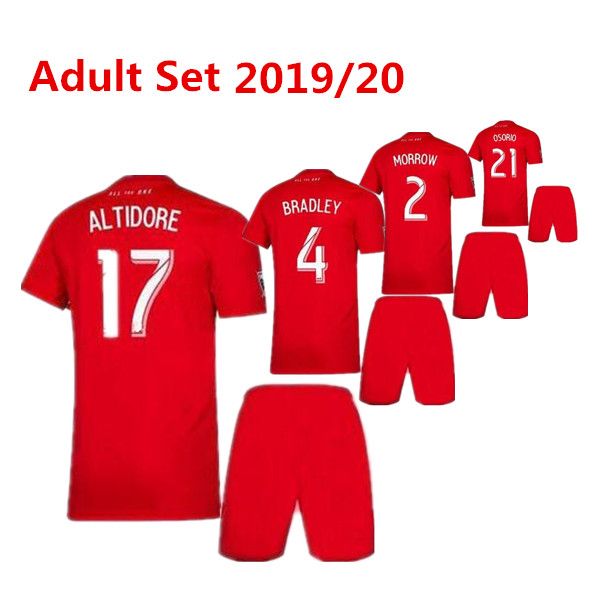 2020 Adult Kit 2019 2020 Toronto Fc Soccer Jersey Home Sets 19 20