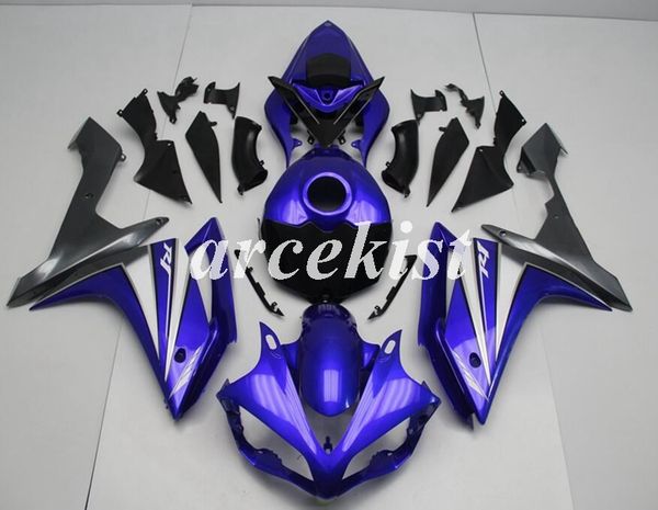 

injection mold new abs motorcycle full fairings kit fit for yamaha yzf-r1 2007 2008 07 08 add tank cover bodywork set purple