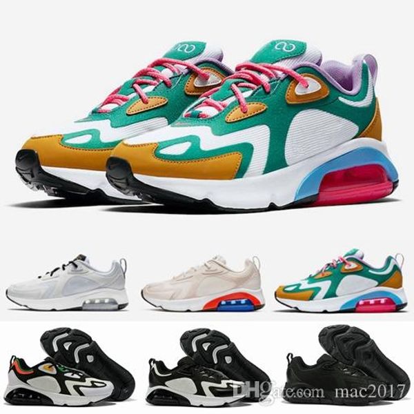 

2019 new colors 200 running shoes for men mystic green desert sand white gold air cushion designer mens sports 200s sneakers des chaussures