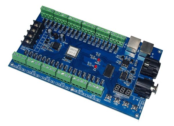 36CH DMX512 dimmer Controller Decodificatore DMX a 36 canali Uscita RGB a 13 gruppi Driver LED MAX 3A XRL a 3 pin