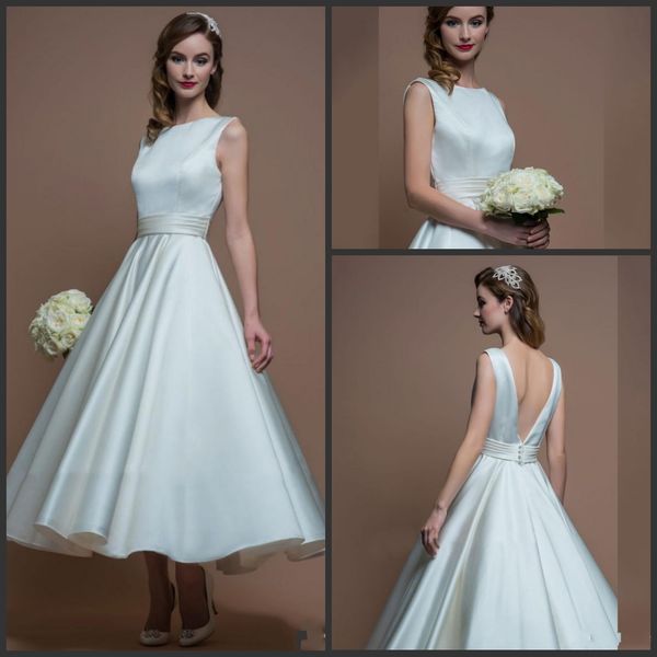 

classic fashion elegant white satin bridesmaid dress o neck sleeveless ankle-length formal dresses bridesmaid backless dress with sashes, White;pink