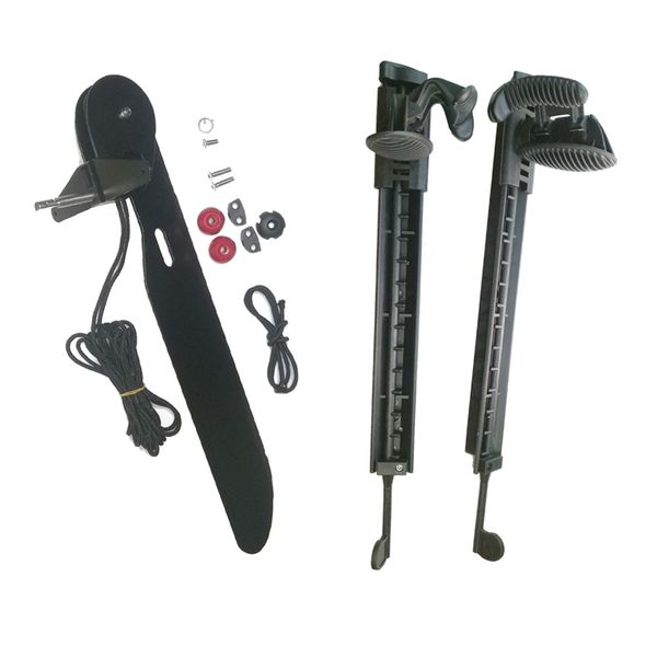 

canoe kayak rudder foot braces pedal pilot controlling steering system