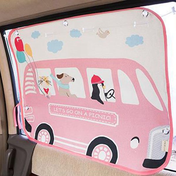 

универсальная автомобильная вс тень обложка занавес присоске мультфильм proof боковые окна зонт крышки 70 * 50см