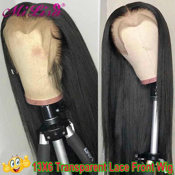 

бразильский прямой полный парик человеческих волос парики pre сорванные с ребенком волос 150 density парик шнурка glueless полный парик шнур, Black