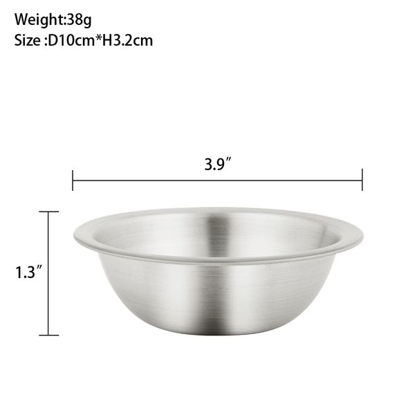 

thickened sanding 304 stainless steel egg bowl seasoning multifunctional vegetable basin