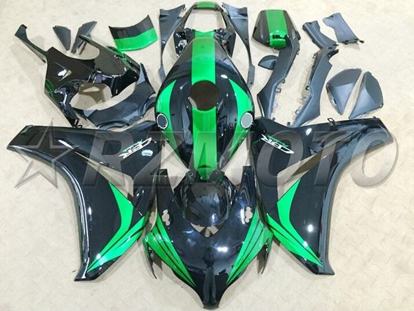 

new abs motorcycle full fairings set fit for honda cbr1000rr 2008 2009 2010 2011 08 09 10 11 cbr1000 1000rr fairing set deep green black