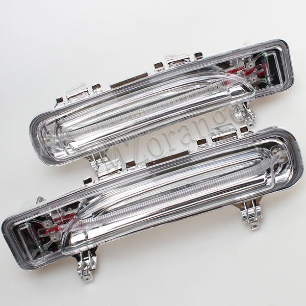 

miziauto 2pcs waterproof led drl daytime running lights for edge 2009-2014 car styling daylight headlight turn signal lamp