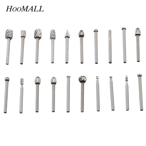 

hoomall 20pcs/set high speed steel fine needle file electric mill matching electric screwdriver drill power tools accessories