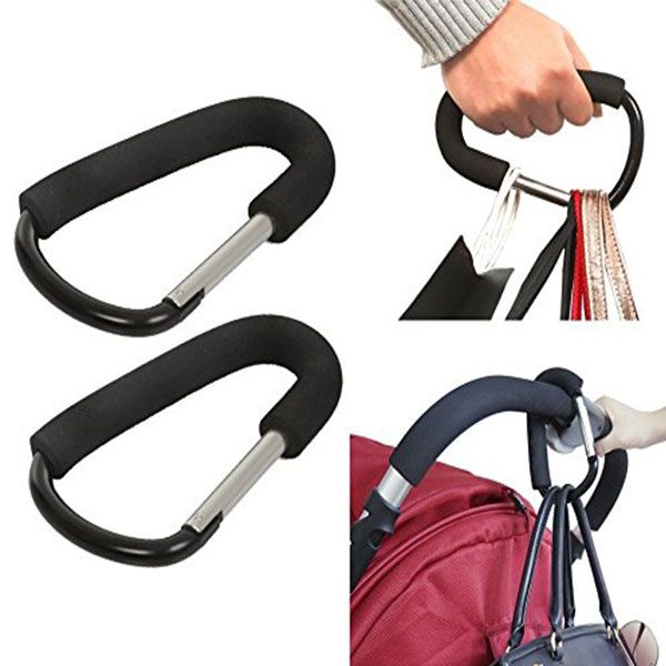

10 16cm extra large multi purpo e troller hook organizer for mommy oft grip foam hanger organizer diaper hopping bag