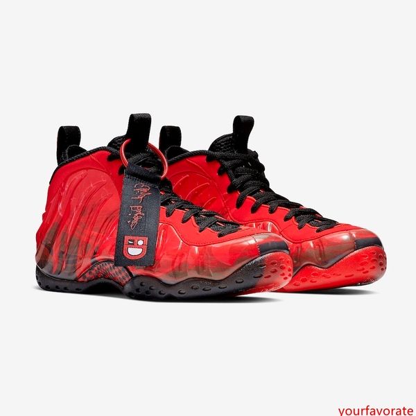 

doernbecher 641745-600 foam one pro mens basketball shoes challenge red penny hardaway black men sports sneakers 7-13