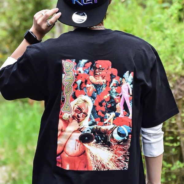 

19ss sekintani la norihiro boobies tee box logo casual tee men women fashion street skateboard short sleeved tour summer hflstx454, White;black