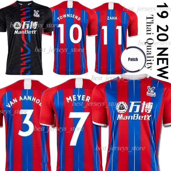 

Thai 19 20 Crystal soccer jersey Palace ZAHA MILIVOJEVIC TOWNSEND SAKHO BENTEKE Batshuayi 2019 2020 Crystal Football Shirts