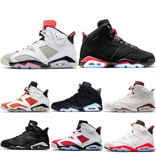 

designer shoes infrared 6 6s men sport shoes bred tinker unc white black cat carmine gatorade maroon oreo trainer sneakers mens shoes