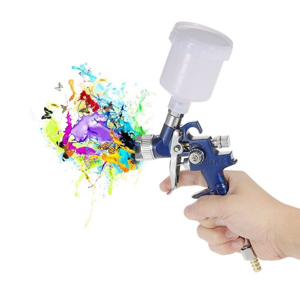 

kkmoon airbrush touch up spray gun kit paint gun gravity feed air brush set sandblaster auto car painting for spot repair