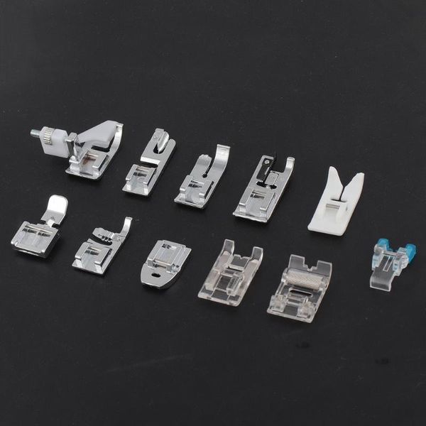 

outda 11pcs multifunction presser foot spare parts accessories for sewing machine, Black