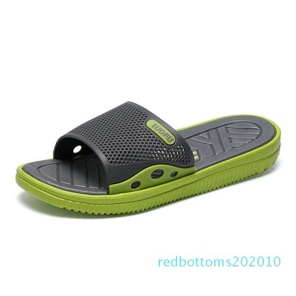 

2020 fashion summer beach slipper sell mens leisure walk flip flops slide indoor outdoor casual beach eva shoes slipper for mens r10, Black