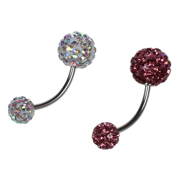 

2 pcs navel piercing navel decoration 1.6 mm, Slivery;golden