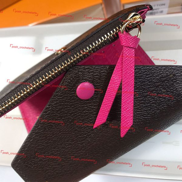 

designer short wallets for women with box luxury women's small leather goods women wallet with zipper coins compartment, Red;black