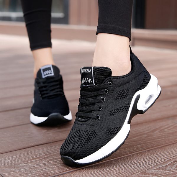

size 35-40 air cushion running sneakers ladies lightweight breathable shoes women non-slip casual sneakers sports shoes