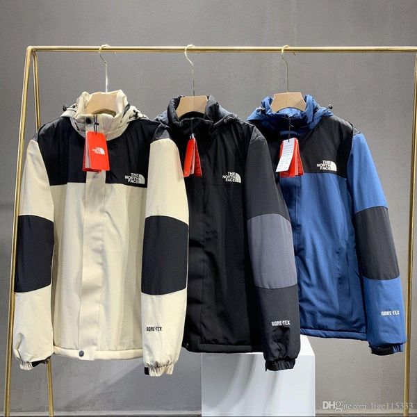 

19ss new luxurious design purple crewneck down jaket coat men women fashion casual streetwear sweatshirts outdoor shirts10, Blue;black