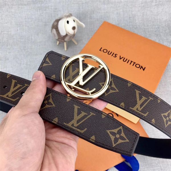

lv belt louis vuitton men belt классическая мода золото и серебро круглое письмо гладкая пряжка роскошный дизайнер 3,4 см плед пресбиопия ре, Black;brown