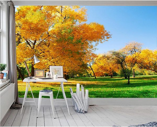 

custom wall stickes p european-style oil painting landscape tv background wall canvas pictures homedecor murals wallpaper for walls 3 d